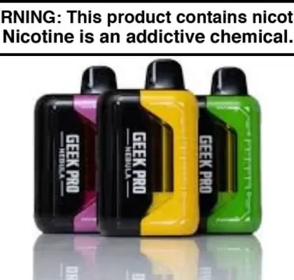 Geek Pro Nebula 80K Disposable Vape - Aloe Grape Ice, Blue Razz Ice (8932D0)