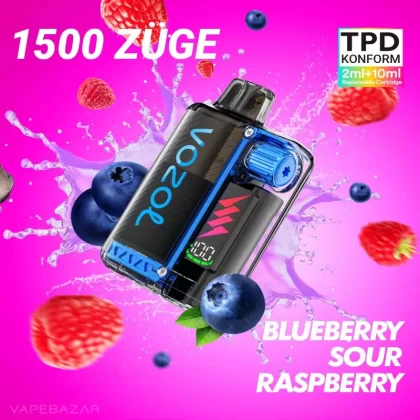 Vozol Vista Plug – Blueberry Sour Raspberry Starter Kit - Vapebazar