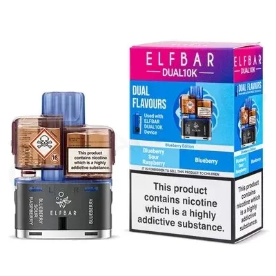 Blueberry Edition Elf Bar Dual 10K Refill Pack - Ecigpremium