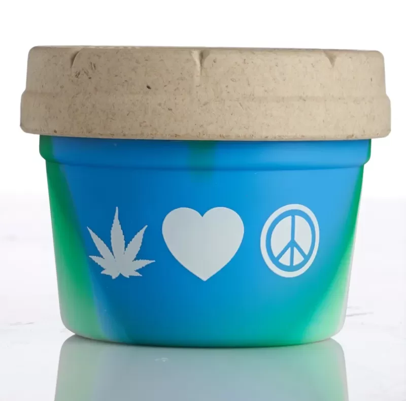 RE:STASH We’d Love Peace Ocean Tie-Dye 4oz jar