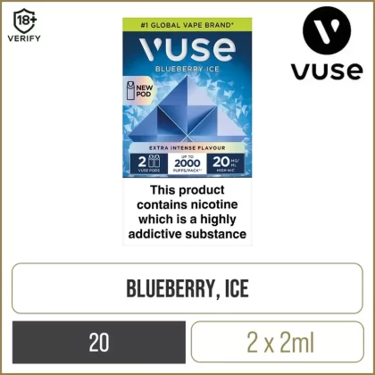 Blueberry Ice Vuse Pods 2 Pack