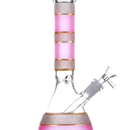 10” Pink Ring Beaker Bong
