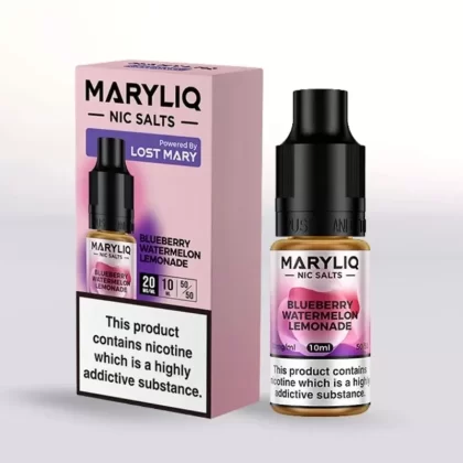 Blueberry Watermelon Lemonade Nic Salt E-Liquid By Lost Mary Maryliq - Vape Product