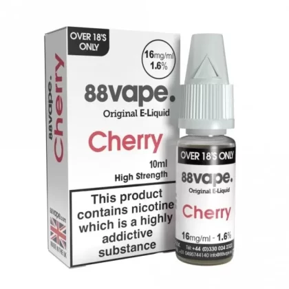 88vape Cherry (Morello Cherry) E Liquid – AnyTank & Original Series (10ml)