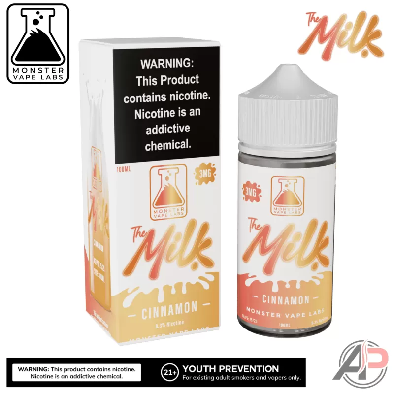 The Milk Cinnamon E-Liquid By Monster Vape Labs 100mL
