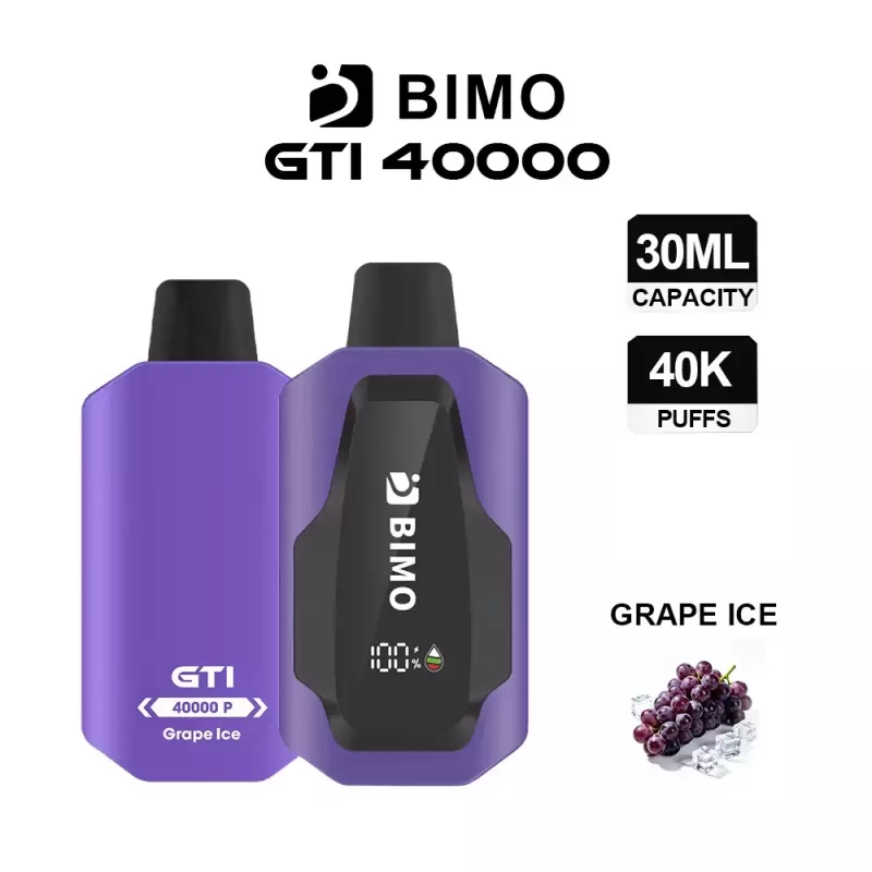 BIMO GTI 40000 Puffs – Grape Ice - Ozvapeone