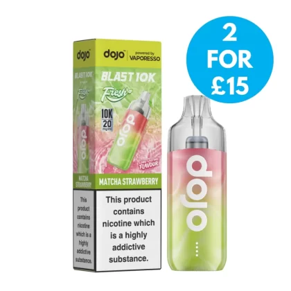 Dojo Blast 10k Fresh Pod Kit - Vaporesso; Prefilled Pod Kit; Vape Product (96E0C7)