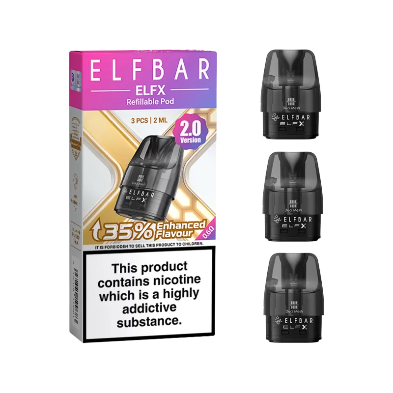 Elfbar ELFX 2.0 Pods - Ecigwizard