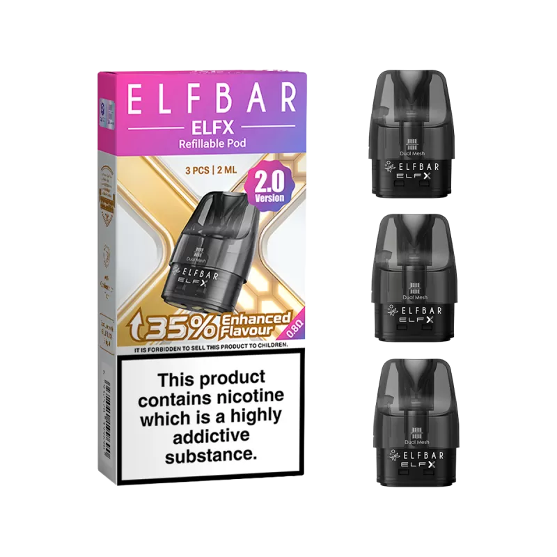 Elfbar ELFX 2.0 Pods - Ecigwizard - Image 2