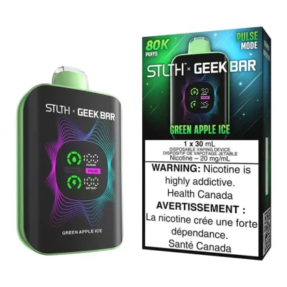 Green Apple Ice STLTH X Geek Bar Disposable Vape 80K