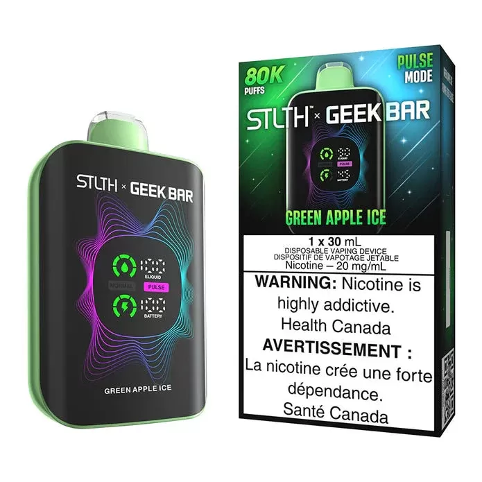 Green Apple Ice STLTH X Geek Bar Disposable Vape 80K