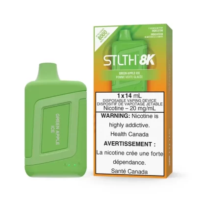 Green Apple Ice STLTH 8K – Disposable Vape