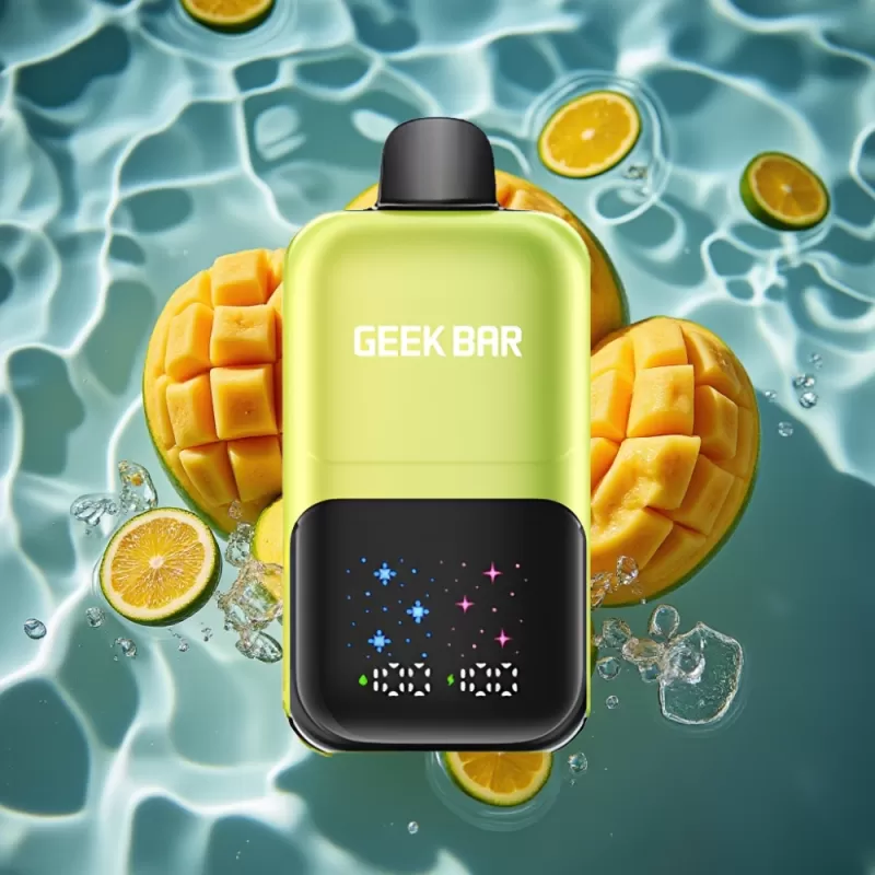 GEEK BAR 2GO 20mL 50000 Puffs Disposable Vape Pen with Adjustable Flavor & Rechargeable Battery – Mexico Mango Ice - Bangvapeaustralia