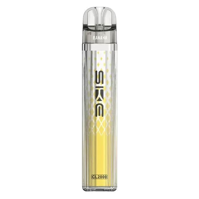 SKE Crystal CL2000 Prefilled Pod Kit - Select#Banana>Blueberry Raspberries>Bubble Cherry>Cherry Ice>Choc Mint>Cola Ice>Fruit Gum>Kiwi Passion Fruit>Lemon Lime>Lemon Sour Fudge>Menthol>Mentho