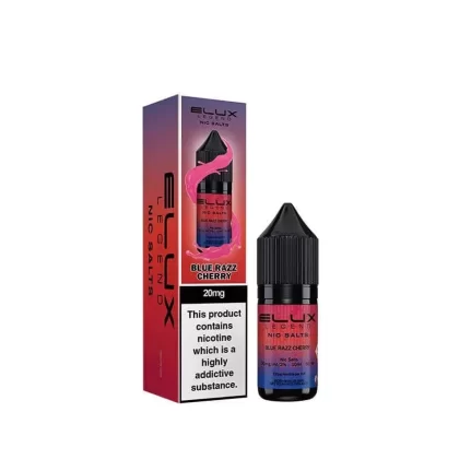 Elux Legend Blue Razz Cherry Nic Salt vape Juice - 10mg
