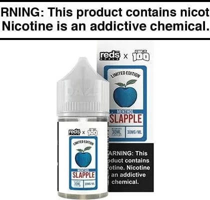 SLAPPLE MENTHOL BY REDS X KEEP IT 100 SALT 30ML - Vapejuice