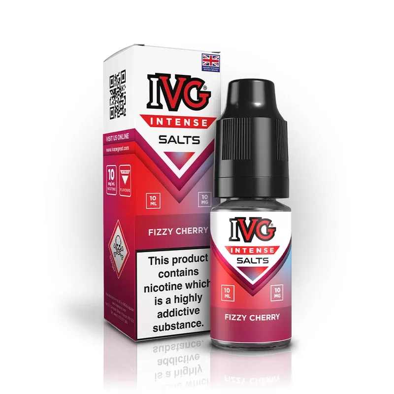 IVG Intense Nic Salt E Liquid Fizzy Cherry - Nicotine strength#20mg>10mg