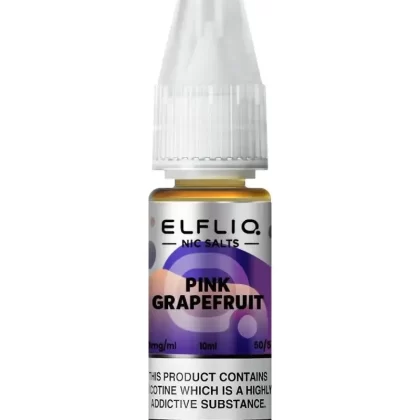 Elf Bar Elfliq Pink Grapefruit Nic Salt Vape Juice - Strength