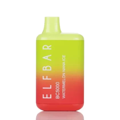 ELF BAR BC5000 5000 Puffs Disposable Vape 13ML Watermelon Nana Ice - Flavor#Watermelon Nana Ice Flavor
