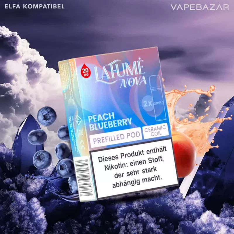 La Fume Nova Pods – Peach Blueberry (2er Pack) - La Fume / Propylenglykol / Aromastoffe / Nikotin / Glycerin