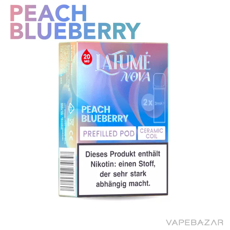 La Fume Nova Pods – Peach Blueberry (2er Pack) - La Fume / Propylenglykol / Aromastoffe / Nikotin / Glycerin - Image 2
