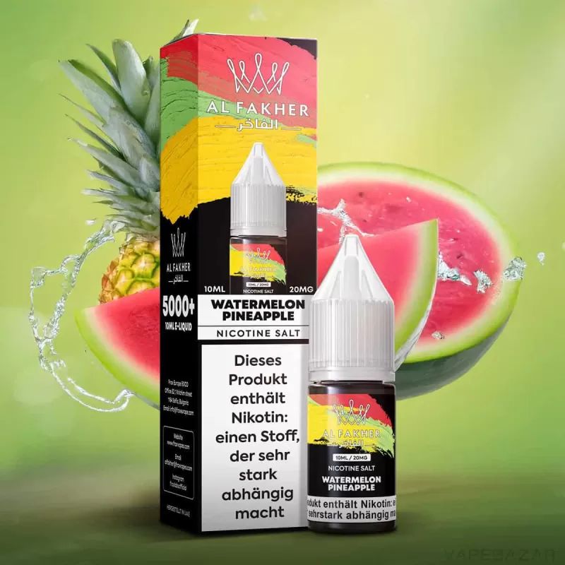 Al Fakher Liquid – Watermelon Pineapple - Vapebazar