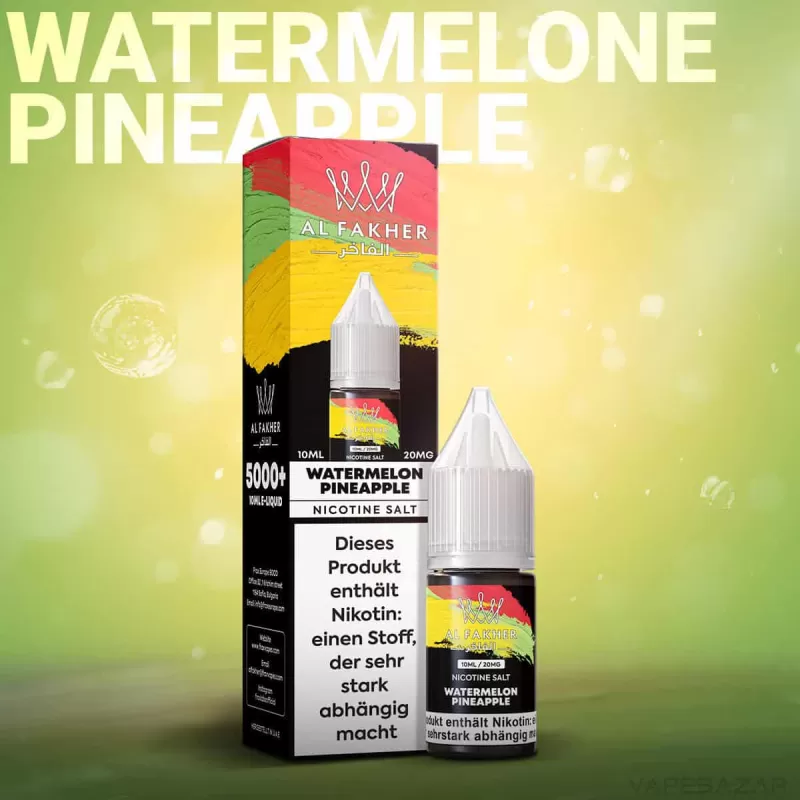 Al Fakher Liquid – Watermelon Pineapple - Vapebazar - Image 2