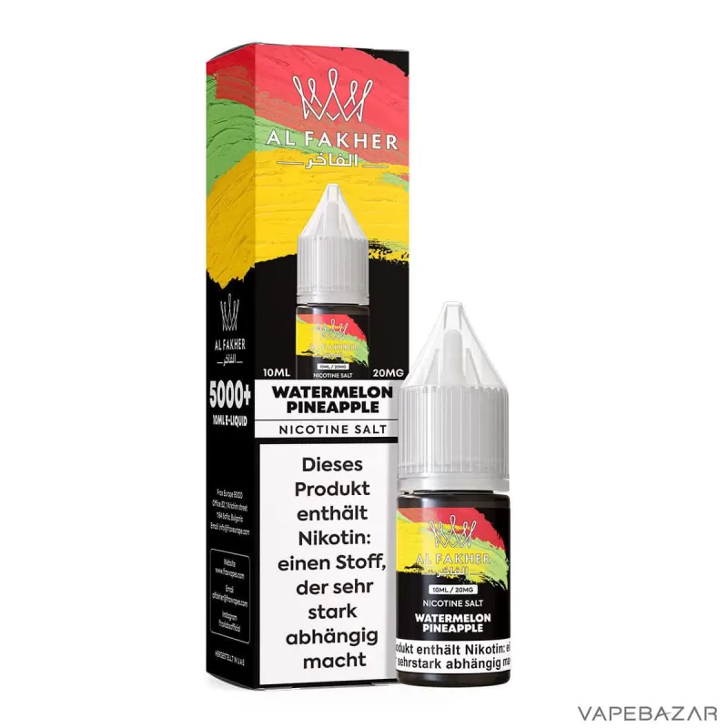Al Fakher Liquid – Watermelon Pineapple - Vapebazar - Image 3