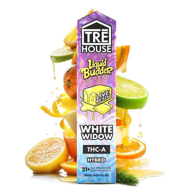 White Widow – Live Resin Liquid Budder Hybrid THC-A Vape Pen – 2g - Ejuicewarehouse