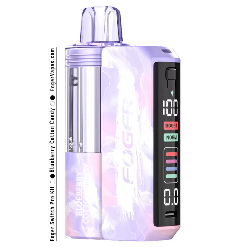 Blueberry Cotton Candy – Foger Switch Pro Kit | 30K Puffs - Image 2