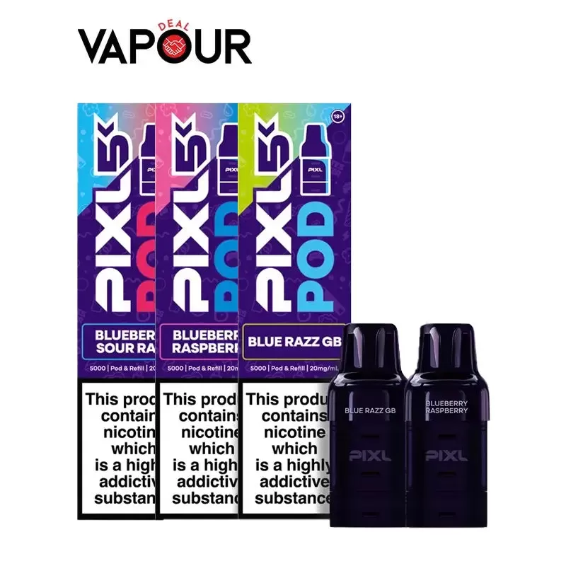 Pixl 5K Refill Pods - Strawberry Raspberry Cherry