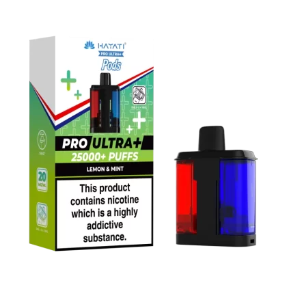 Lemon & Mint Hayati Pro Ultra Plus Refill Pack - 20mg - Vape Product (D00454)