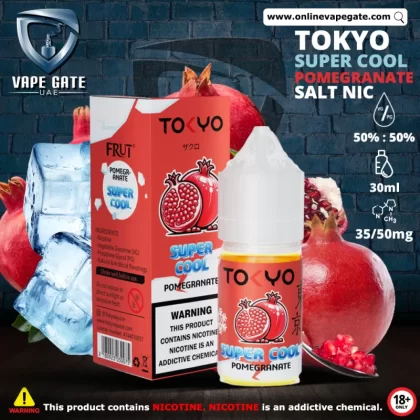 Tokyo Super Cool Pomegranate Saltnic 30ml
