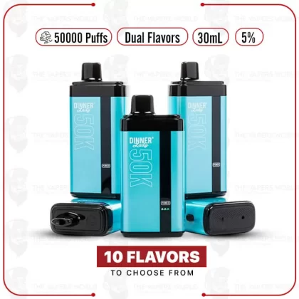 Dinner Lady Row DL50K Puffs Dual Flavor Vape - Thevapersworld