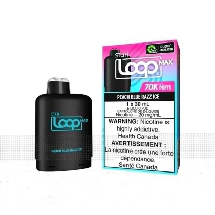 STLTH LOOP MAX POD PACK – PEACH BLUE RAZZ ICE