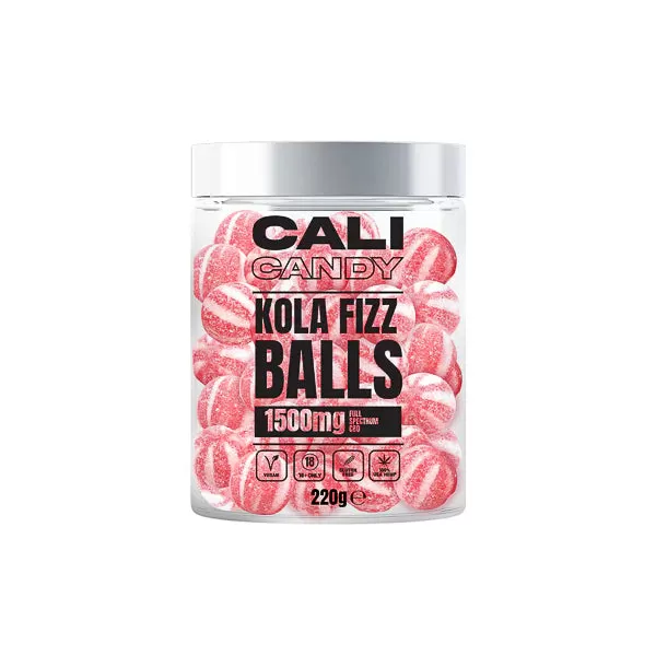 CALI CANDY MAX 1500mg Full Spectrum CBD Vegan Sweets - Super Sour Lemon - Image 2