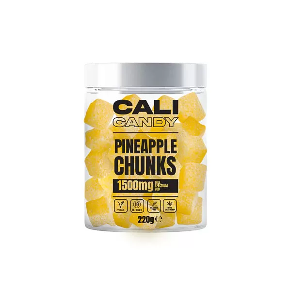 CALI CANDY MAX 1500mg Full Spectrum CBD Vegan Sweets - Super Sour Lemon - Image 3