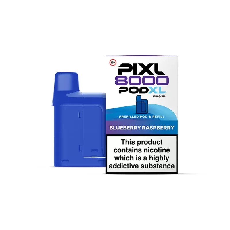 Pixl 8000 Blueberry Raspberry Refill Pods - Ejuicewarehouse