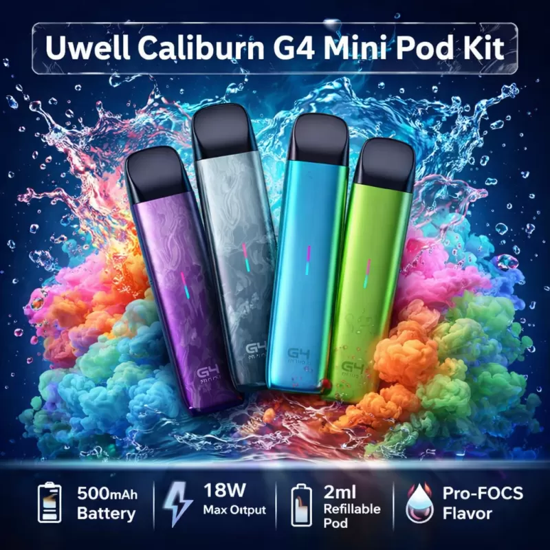 Uwell Caliburn G4 Mini Pod Kit - Peafowl Emerald / 1.2ohm (3ml)