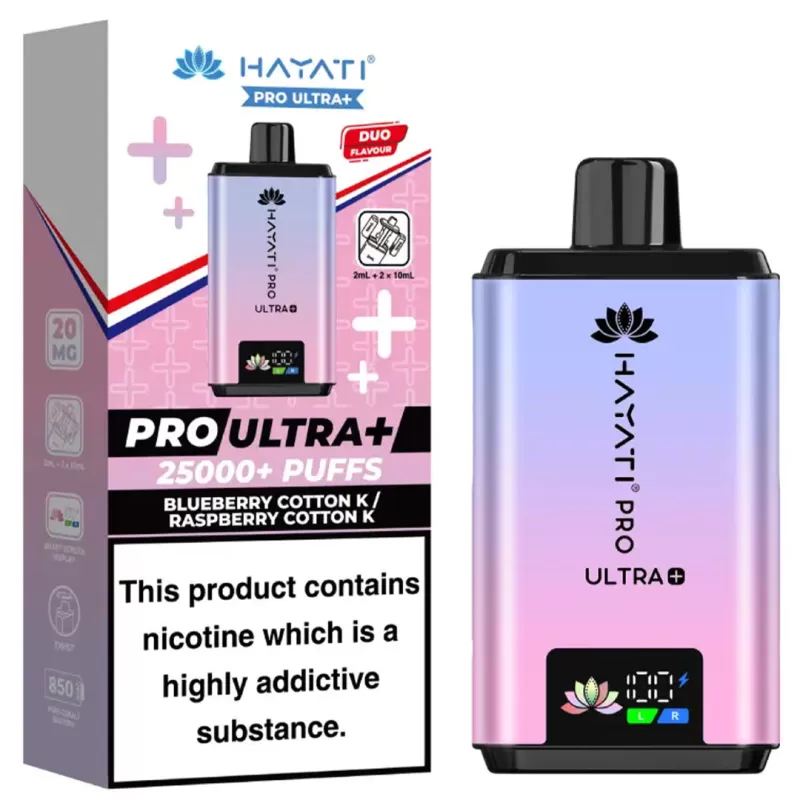 Hayati Pro Ultra Plus 25K Prefilled KIT - Cherry Ice - Image 3