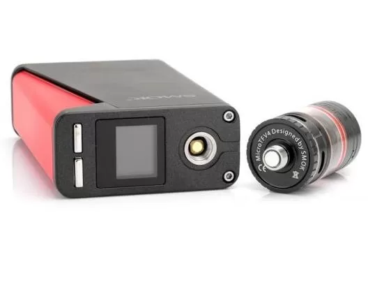 SMOK H-PRIV 220W 2.5ML-3.5ML TC Kit With Micro TFV4 Tank - Black - Image 2