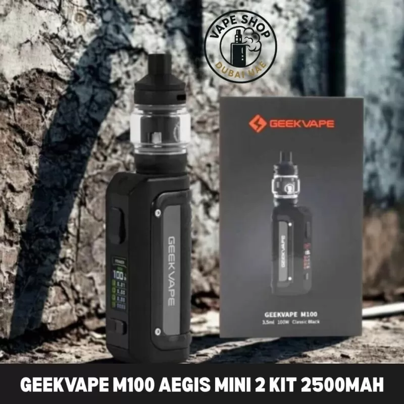 GeekVape M100 Aegis Mini 2 Kit 2500mAh In DUBAI, UAE - Classic Black (9FA079)