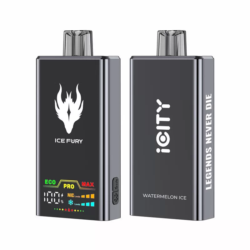 iCity ICE FURY 40K Disposable Kit 900mAh 26ml (40000 Puffs) - Grape Ice / 50mg / 1pc / CN-SZ Warehouse - Image 3