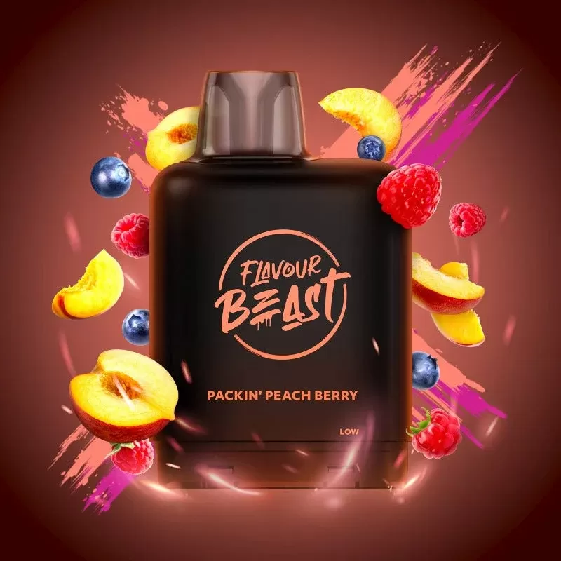 Level X G2 Packin’ Peach Berry Boost Flavour Beast Pods