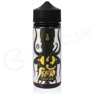 Tuscan Shortfill E-Liquid by 13 Squid 100ml