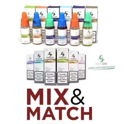 100X10ml Hangsen Wholesale – 64 e Liquid Flavours TPD - Vapestorm Co