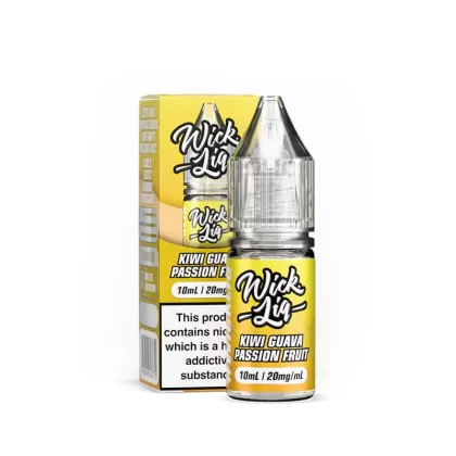 Wick Liq Bar Juice Kiwi Guava Passionfruit 10ml Nic Salts E-Liquid - 5mg