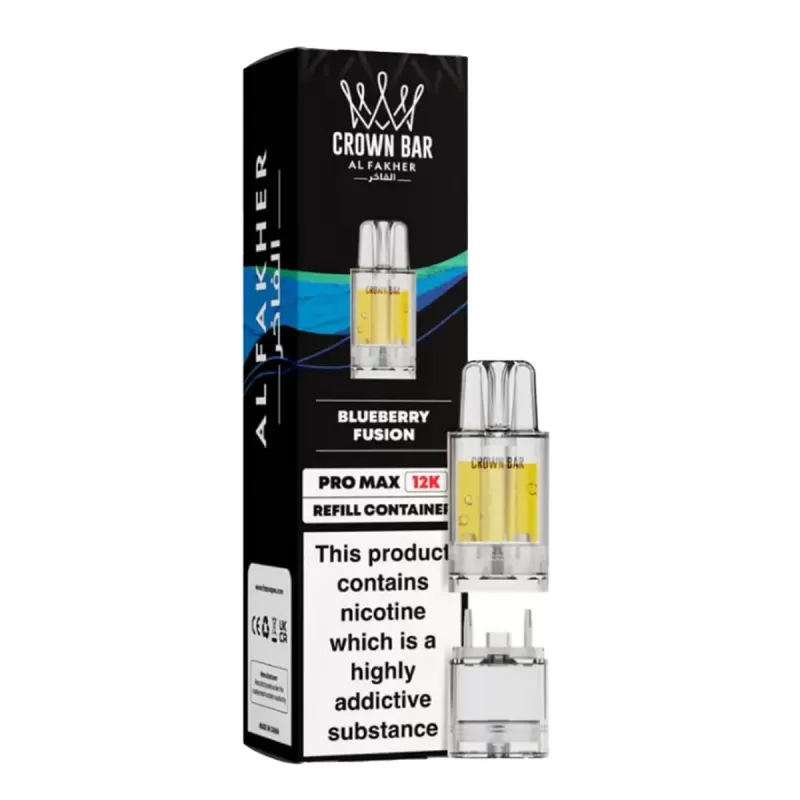 Al Fakher Crown Bar Pro Max 12K Prefilled Pods - Blueberry Lemonade - Image 2