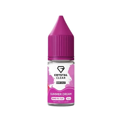 Crystal Clear Bar Salts Summer Dream Nic Salt Vape Juice - 10mg