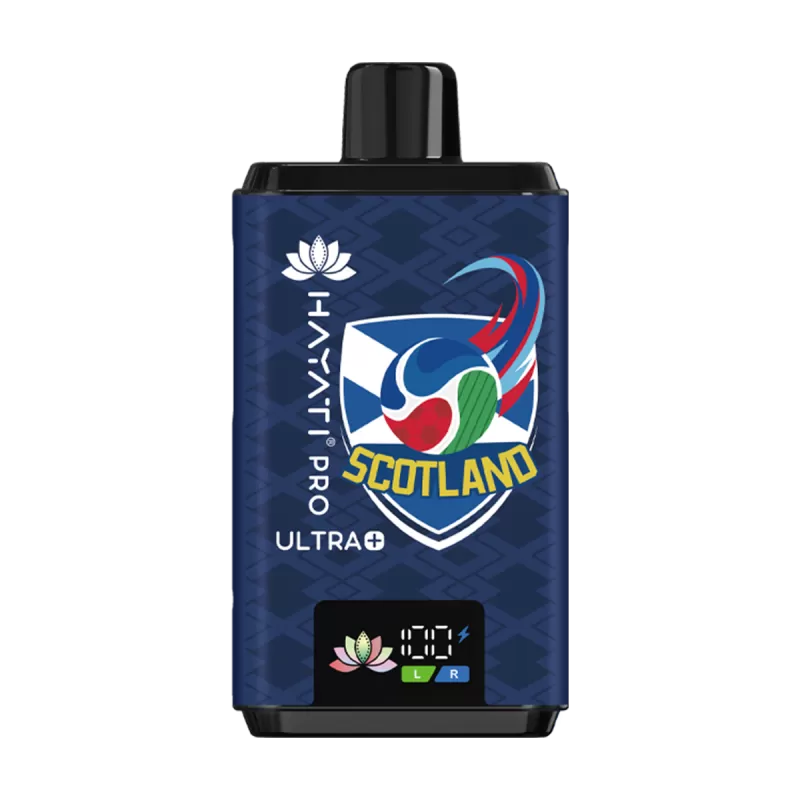 Hayati Pro Ultra+ 25K World Cup Edition - Scotland - Lemon & Lime - Ecigwizard - Image 3